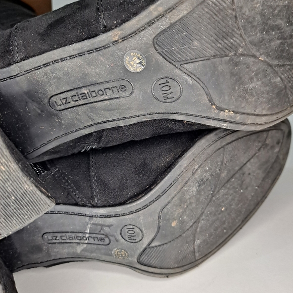Liz Claiborne knee high block heel boots - Picture 13 of 14
